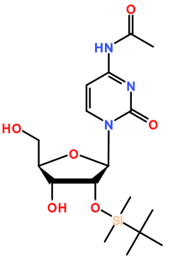 (image for) MC080412 2'-O-tert-Butyldimethylsilyl-N4-acetyl-cytidine